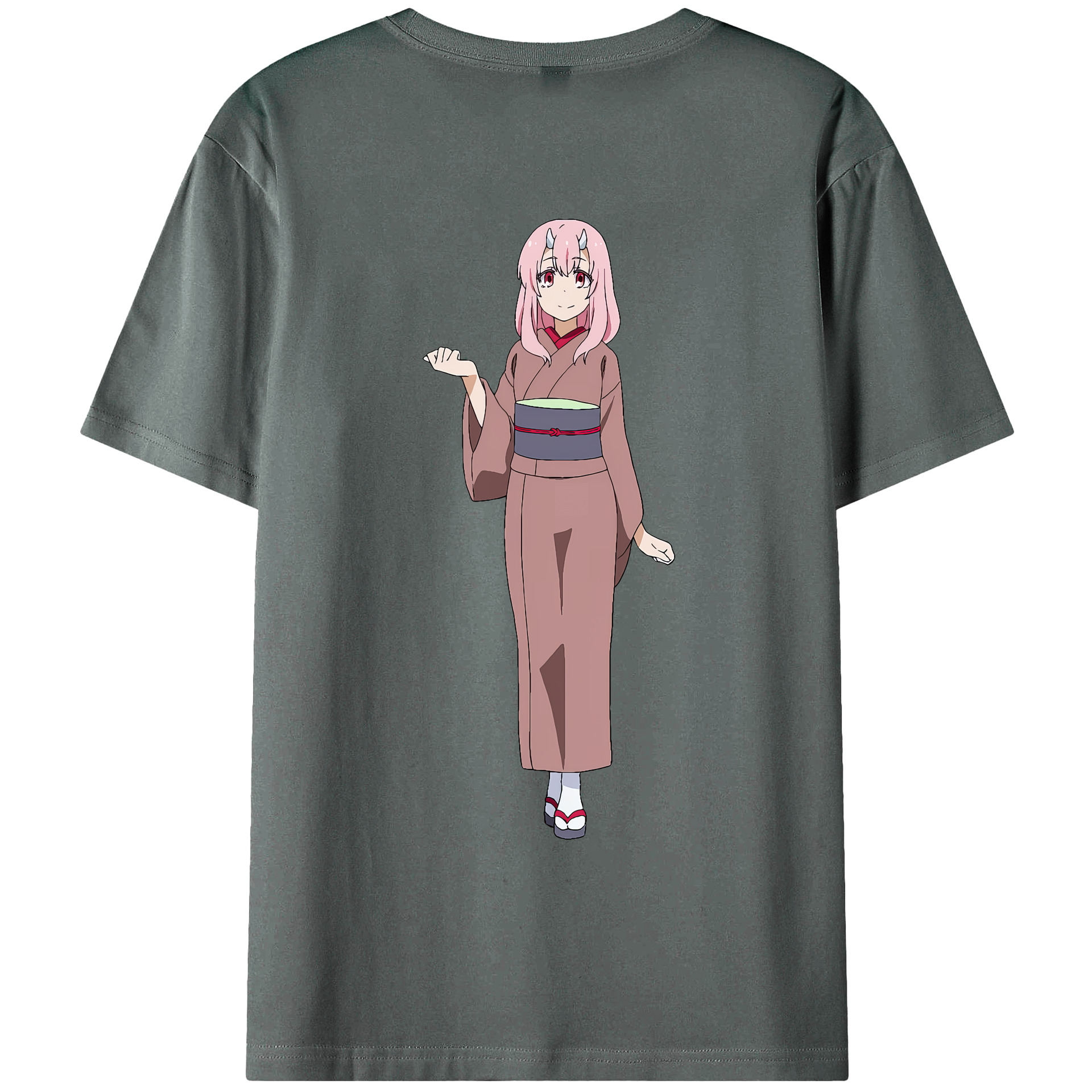 （画像用） 転スラ Regarding Reincarnated to Slime 綿100％ メンズ半袖Tシャツ（バックプリント） 通気性
